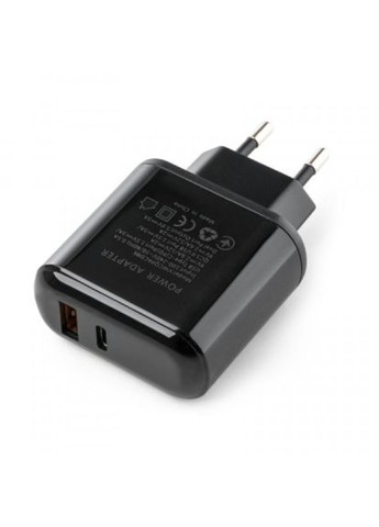 Зарядний пристрій Vinga 2 port qc3.0+pd display wall charger (268142030)