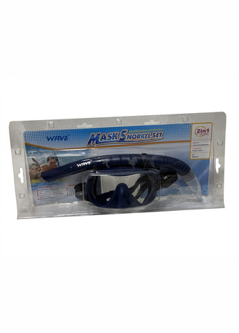 Набір 2 в 1 для плавання Wave G8 (маска та трубка для плавання та снорклінгу) No Brand (342740874)
