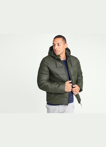 Оливкова (хакі) демісезонна куртка демісезонна водовідштовхувальна та вітрозахисна для чоловіка bionic-finish® eco 446107 хакі куртка-лайнер Livergy