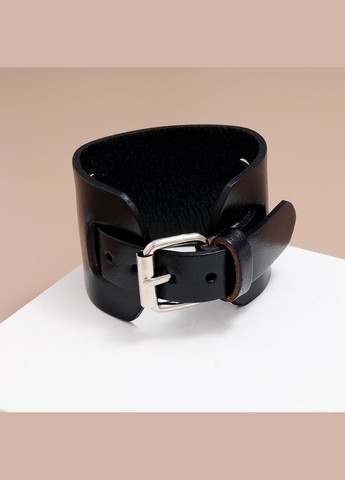 Браслет мужской кожаный на руку черный широкий Avalon 008-Кор (332054457)