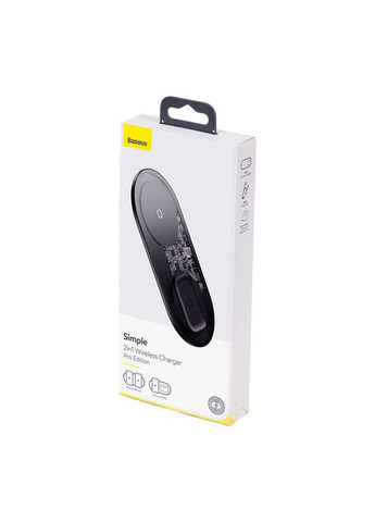 Зарядне бездротове подвійне Simple 2in1 Wireless Charger Pro Edition For Phones + Pod (WXJKC01) Baseus (280876796)