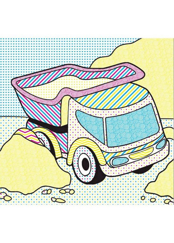 Водные раскраски Волшебная раскраска Машинки 757159, 4 рисунка No Brand (362568648)