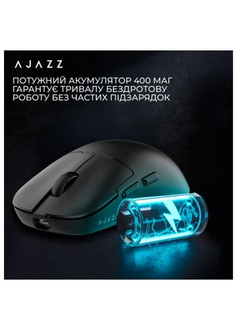Мышка AJ159P MC Wireless/Bluetooth/USB Charging Dock Black (AJ159P-MC-B) Ajazz AJ159P MC Wireless/Bluetooth/USB Charging Dock Bla (370956992)
