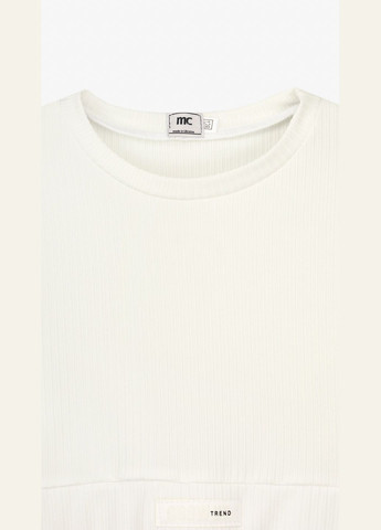 Молочная однотонная блузка MyChance демисезонная