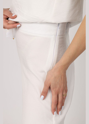 Штаны широкие женские цвет белый ЦБ-00273599 Yuki (325472791)