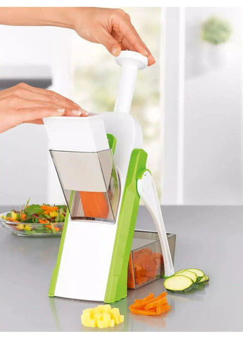 Багатофункціональна овочерізка з VENERA129 BR000129 сталевий нержавіючий мультислайсер SAFE SLICE MANDOLINE Hengda (363833886)