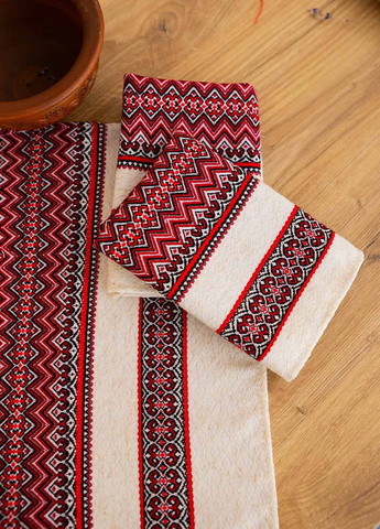 Салфетка вышитая с украинским орнаментом 37х37см (рнд1137) Homedec - (322289133)