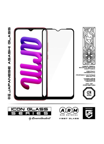 Захисне скло Icon для Samsung Galaxy A03 SM-A035 Black (ARM60631) ArmorStandart (336957325)