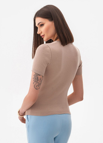 Бежевий жіночий універсальний трикотажний джемпер SVTR