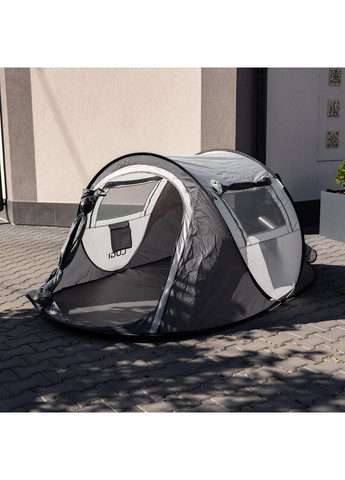 Палатка туристическая 245×145×100 (см) кемпинговая для рыбалки 2 х местная Серый LU-030BE LUGI (349069111)