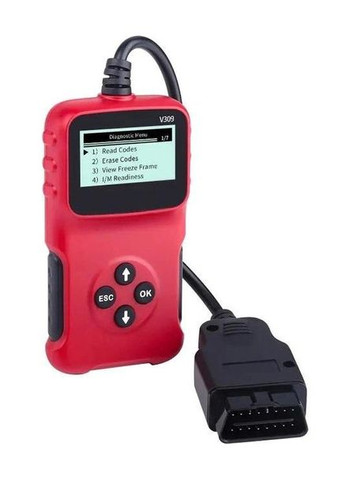 Автосканер діагностичний CarD V309 OBD-2 сканер несправностей автомобіля (RD050707) No Brand (349844853)