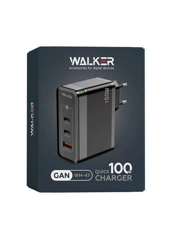 Сетевое зарядное устройство (адаптер) WH-47 100W black Walker (333827649)