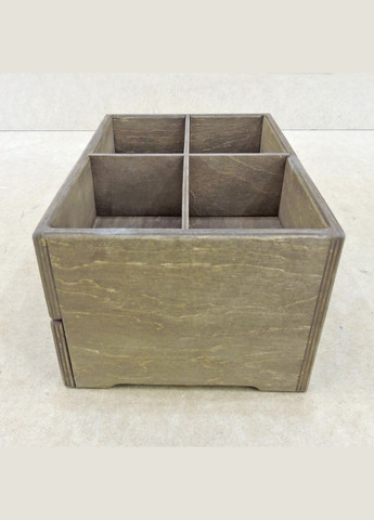 Органайзер настільний з дерева Стейтен капучино (КНЦ-000809) No Brand (328226833)