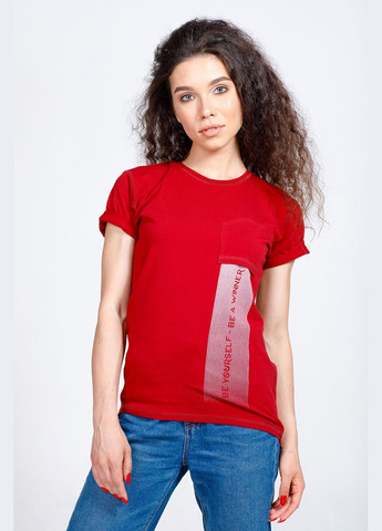 Красная летняя футболка motion bordo red (011324) Berserk Sport
