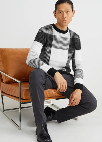 Комбінований демісезонний светр з вовни C&A