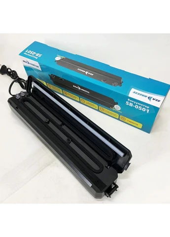 Вакуумный упаковщик для продуктов SB-0501 Вакууматор ручной бытовой LED-индикатор 140Вт Sea Breeze (391111419)