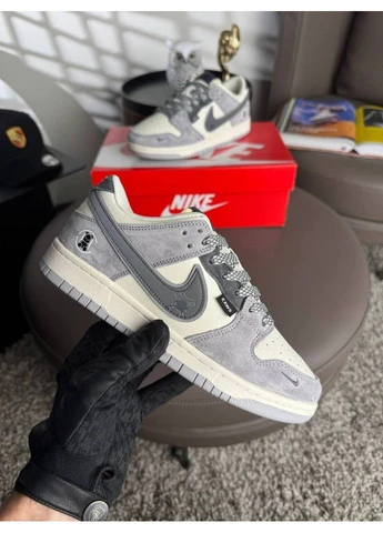 Кросівки x KAWS Grey Beige No Brand SB Dunk Low сіро-бежеві (401722318)