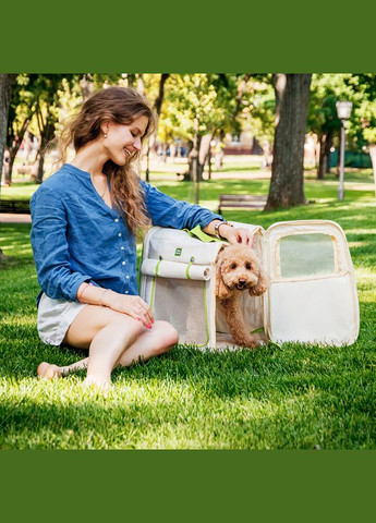 Рюкзак-переноска для кошек и мелких пород собак Relax Eco, 42х34х27 см, до 8 кг WAUDOG (339703186)