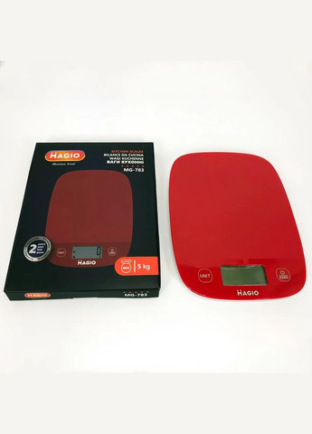 Кухонные настольные электронные весы MG-783 с сенсорным управлением до 5кг LCD-дисплей Magio (331863545)