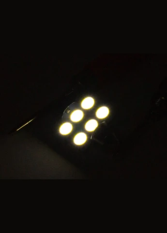 Светодиодная лампа S85-31mm-6smd 5050 белый 12V LEDUA (323474516)