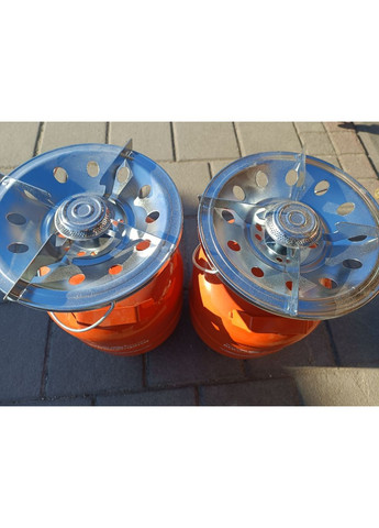 Газовий балон Eurocamping 8 л комплект з посиленою пальником для кемпінгу та відпочинку (2104618950) No Brand (373220761)