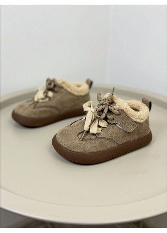 Бежевые повседневные осенние ботинки осенние детские бежевые 1669 No Brand