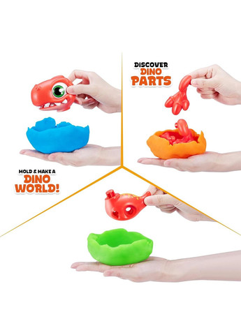 Ігровий набір з динозавром Раптор та тістом для ліплення Smashers Junior Dino Raptor Zuru (365251779)