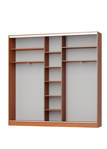 Шафа-купе тридверна Уні AL 3 Дзеркала 240x45x240 см (MBS-1986) MebelStar (346288903)