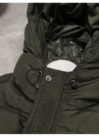 Оливковая (хаки) мужская зимняя куртка No Brand