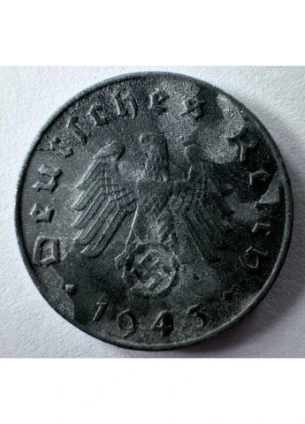 Германия Монетный двор "A" - Берлин 5 рейхспфеннигов 1943 год Монеты мира No Brand (394410841)