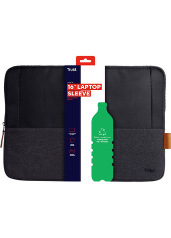 Чохол Lisboa Sleeve 16" Black (25248) Trust (323046148)