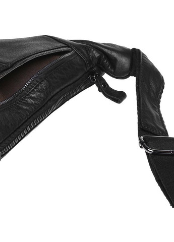 Чоловіча шкіряний рюкзак через плече K18807-black Keizer (311552856)