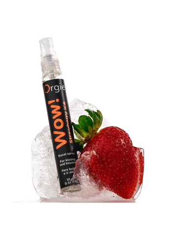 Спрей для орального секса "WOW! Strawberry Ice" 10 мл Orgie (301210796)