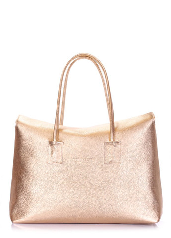 Женская кожаная сумка Sense золотая PoolParty (372657622)