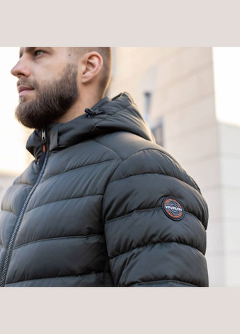 Оливковая (хаки) зимняя мужская зимняя куртка большого размера SK