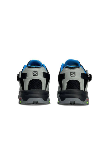 Світло-сірі Осінні кросівки чоловічі salomon light grey black No Brand Tech Amphib 5