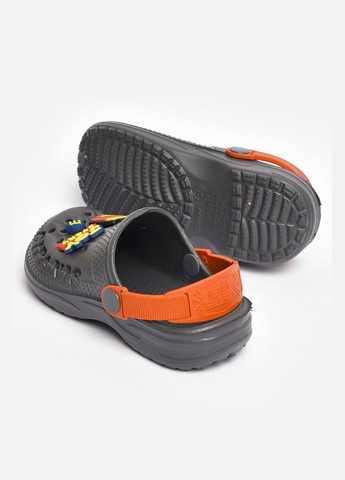 Крокси дитячі темно-сірого кольору Let's Shop (342325572)