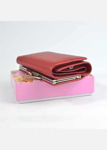 Маленький женский кожаный кошелек на магните, Раскладной мини кошелек из натуральной кожи Balisa (266266475)