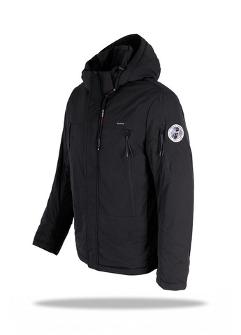 Черная демисезонная куртка мужская wf 70559 черная Freever