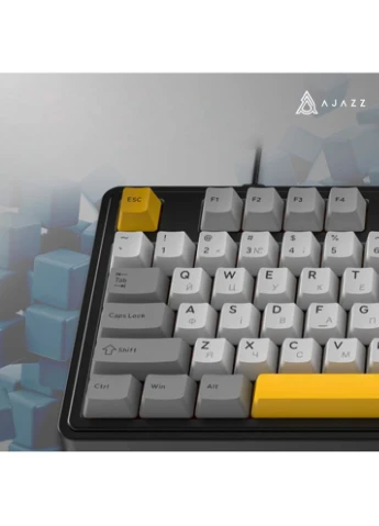 Клавіатура USB AK980 MAX Magnetic switches Black/Grey/Yellow (AK980-MAX-M-BGY) UA Ajazz (395010030)