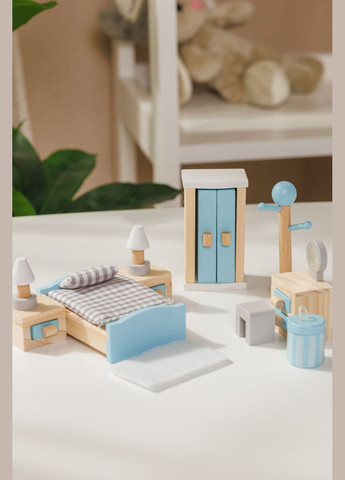 Деревяні меблі для ляльок Спальня 44035 (6971608440359) shop (6971608440359) Viga Toys (362917848)