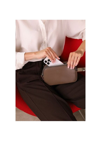 Сумка женская через плечо кожаная поясная/кроссбоди Holly темно-бежевая The Wings (302007395)