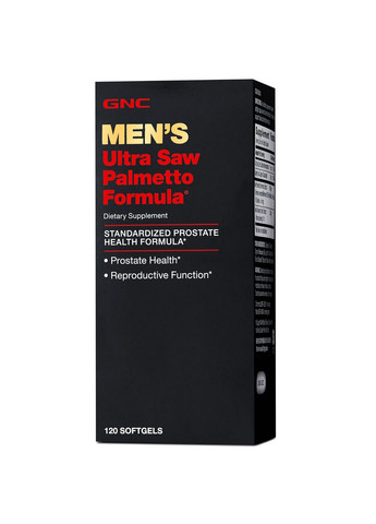 Натуральная добавка Men's Saw Palmetto Formula Ultra, 120 капсул GNC (293341466)