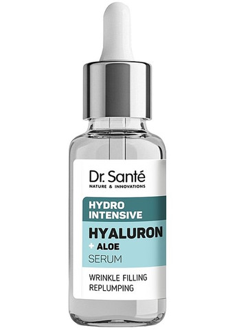 Сироватка для обличчя "Гіалурон + Алое" Hydro Intensive Serum 30ml (1457197-34328240) Dr. Sante (368666481)