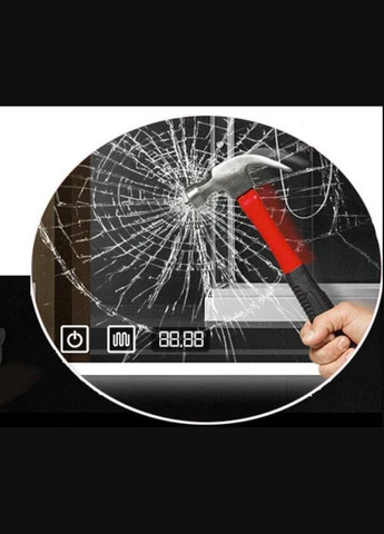 Дзеркало LED DE-M0061S1 Silver 120смх75см сенсорне включення + підігрів Dusel (316720445)