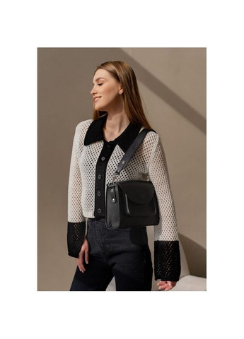 Сумка жіноча шкіряна через плече Liv Чорний The Wings (302008254)