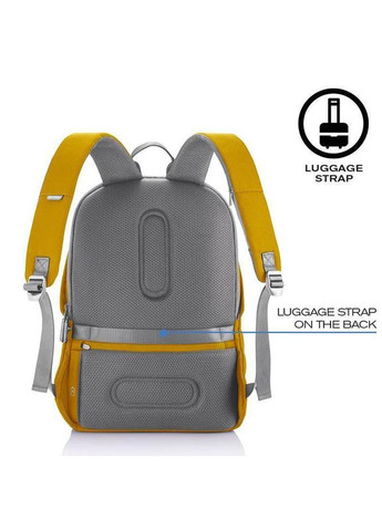 Городской рюкзак Анти-вор Bobby Soft Yellow 13-16 л (P705.798) XD Design (322200535)