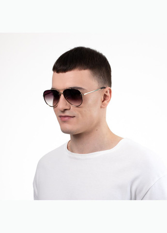 Солнцезащитные очки Авиаторы мужские 445-611 LuckyLOOK 445-611М (322846362)