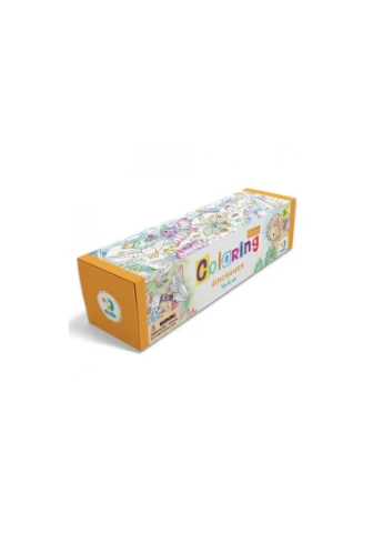Детская раскраска "Динозавры" DoDo размер 70 х 16 см 300328 DoDo Toys (392271173)