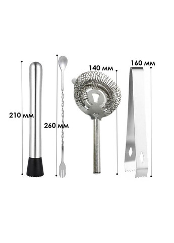 Набір для бару на підставці 9 предметів Youchen (360455147)